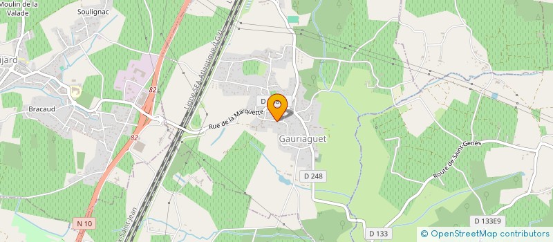 localisation de l'entreprise MONSIEUR WILLY VILLARD  GAURIAGUET