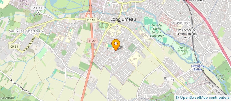 localisation de l'entreprise MONSIEUR WILLY VILOVAR à LONGJUMEAU