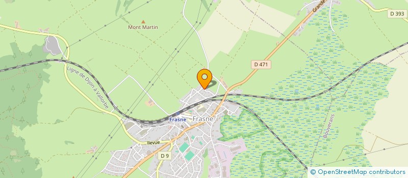localisation de l'entreprise MONSIEUR WILLY WARIN  FRASNE