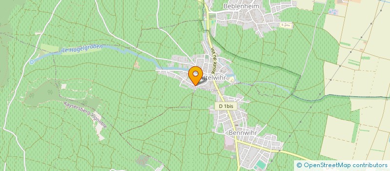 localisation de l'entreprise MONSIEUR WILLY WURTZ  MITTELWIHR