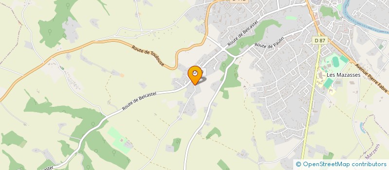 localisation de l'entreprise MONSIEUR WILLYO ANTONIO RODRIGUEZ BUSTAMANTE  LAVAUR