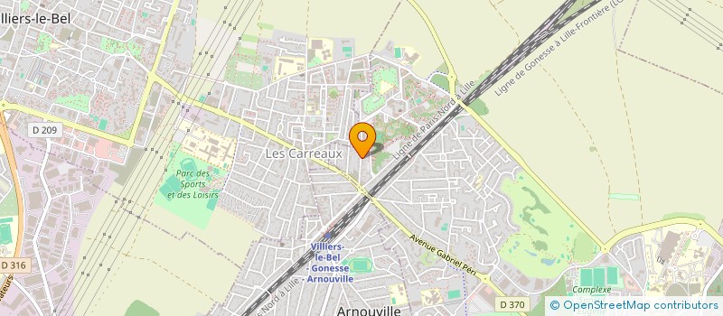 localisation de l'entreprise MONSIEUR WILMAR MANE à GONESSE