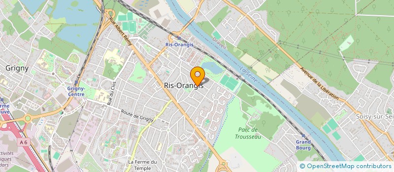 localisation de l'entreprise MONSIEUR WILMER BAZELAIS à RIS-ORANGIS