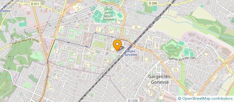 localisation de l'entreprise MONSIEUR WILNER FRENEUS  SARCELLES