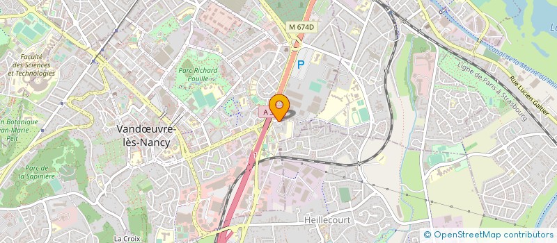 localisation de l'entreprise MONSIEUR WILNER THERESIAS  VANDUVRE-LES-NANCY