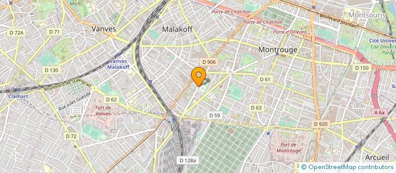 localisation de l'entreprise MONSIEUR WILNERSON HENRIUS à MONTROUGE