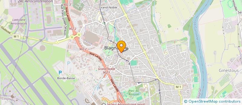localisation de l'entreprise MONSIEUR WILNORD LAMY à BLAGNAC