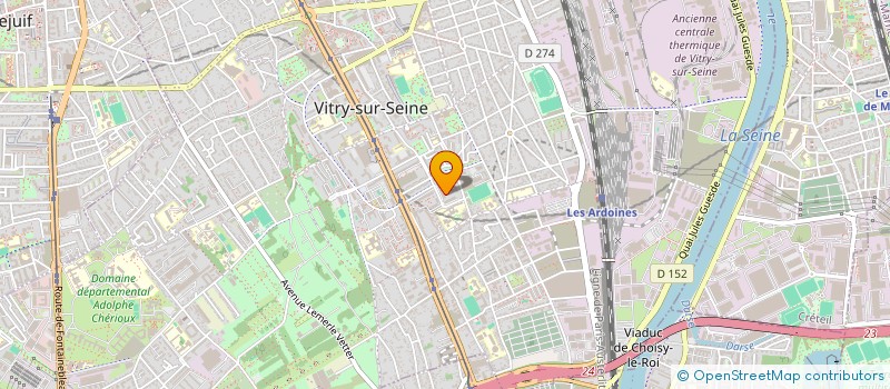 localisation de l'entreprise MONSIEUR WILRODE GUERRIER  VITRY-SUR-SEINE