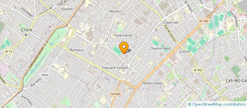 localisation de l'entreprise MONSIEUR WILSAN VERMEERSCH  ROUBAIX