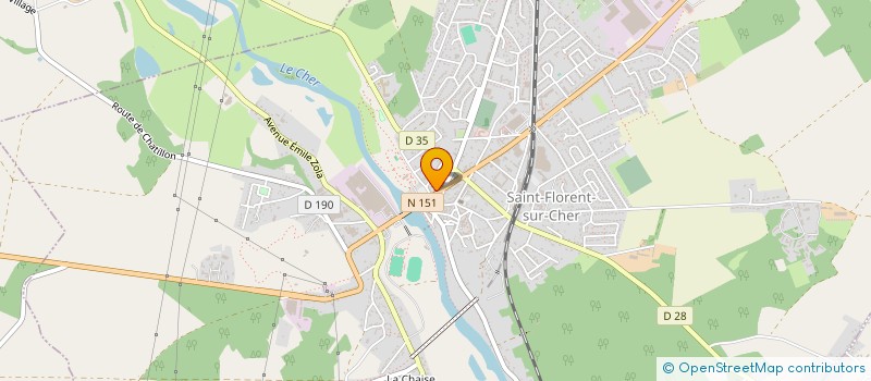 localisation de l'entreprise MONSIEUR WILSCHER AKODO  SAINT-FLORENT-SUR-CHER
