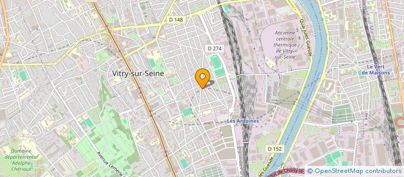 localisation de l'entreprise MONSIEUR WILSON ALVES DE SOUSA  VITRY-SUR-SEINE