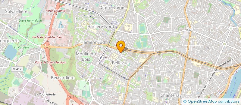 localisation de l'entreprise MONSIEUR WILSON BELLEUS à NANTES