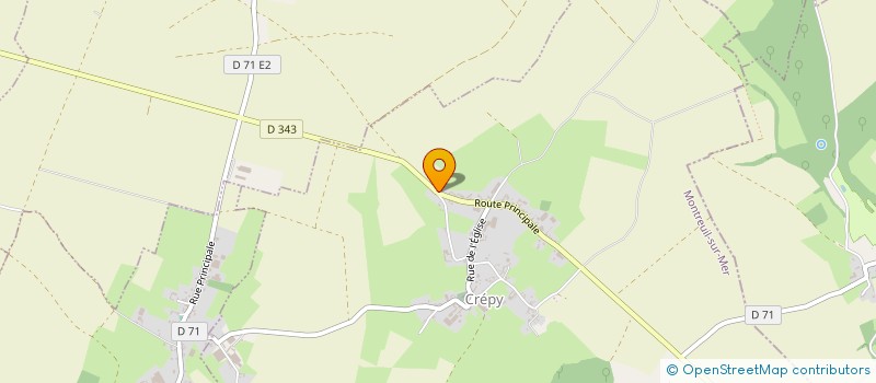 localisation de l'entreprise MONSIEUR WILSON BOITELLE-COZE  CREPY