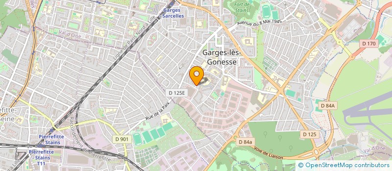 localisation de l'entreprise MONSIEUR WILSON CASTOR  GARGES-LES-GONESSE