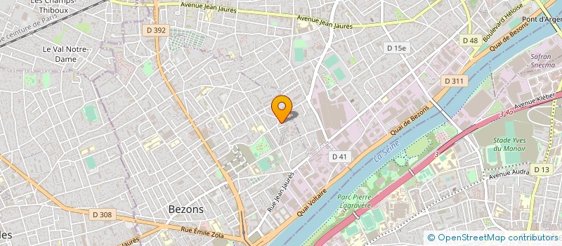 localisation de l'entreprise MONSIEUR WILSON DESTINE  BEZONS