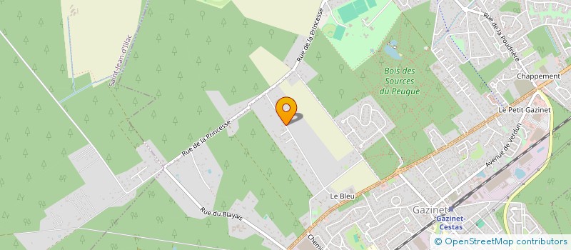 localisation de l'entreprise MONSIEUR WILSON DOUCHET  MERIGNAC