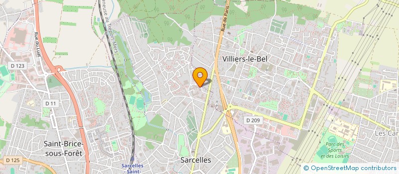 localisation de l'entreprise MONSIEUR WILSON EXANTUS à SARCELLES