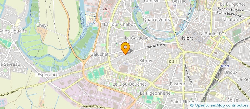 localisation de l'entreprise MONSIEUR WILSON FERREIRA JAZON  NIORT