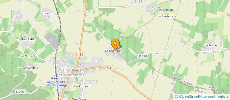 localisation de l'entreprise MONSIEUR WILSON GARNIER  PERSAC