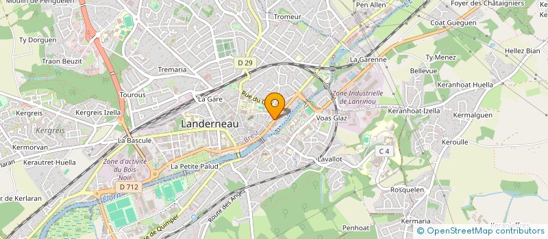 localisation de l'entreprise MONSIEUR WILSON GONCALVES FERNANDES  LANDERNEAU