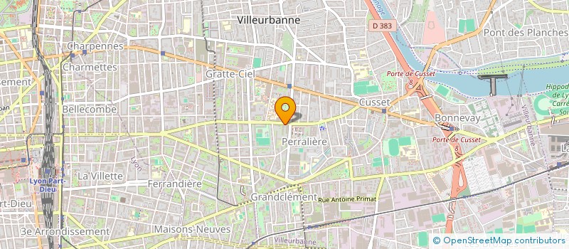 localisation de l'entreprise MONSIEUR WILSON JOHN  VILLEURBANNE