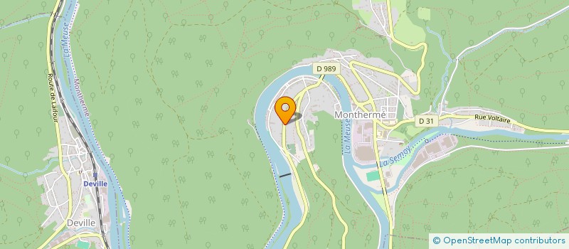 localisation de l'entreprise MONSIEUR WILSON PERARD  MONTHERME