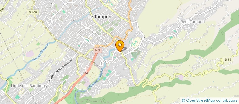 localisation de l'entreprise MONSIEUR WILSON PITOU à LE TAMPON