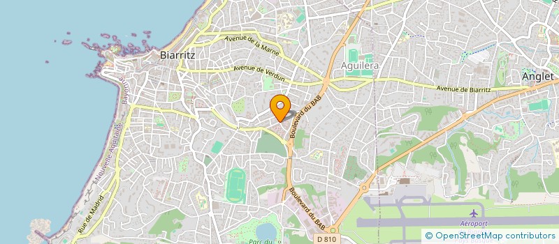 localisation de l'entreprise MONSIEUR WILSON QUINTERO HURTADO à BIARRITZ