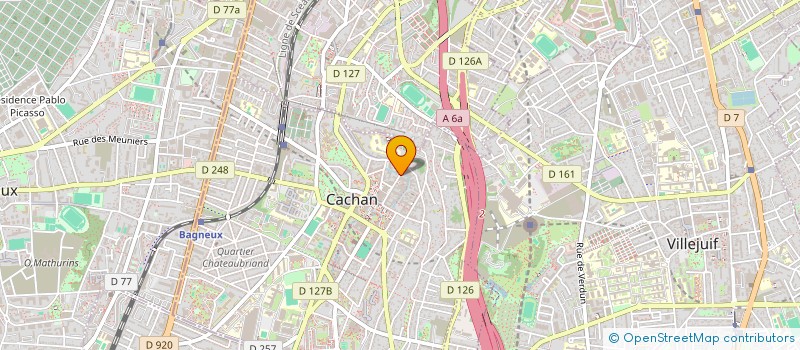 localisation de l'entreprise MONSIEUR WILSON RAMOS BRITO  CACHAN