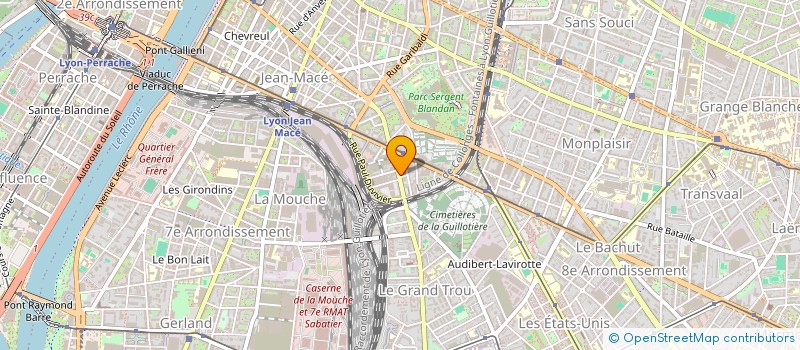 localisation de l'entreprise MONSIEUR WILSON ROUSSEAU  LYON