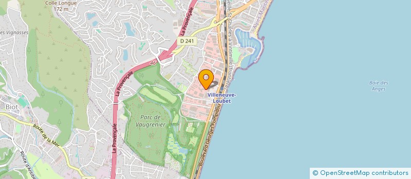 localisation de l'entreprise MONSIEUR WILSON STEPHANE  VILLENEUVE-LOUBET