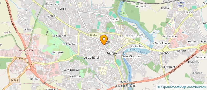 localisation de l'entreprise MONSIEUR WILSON SUAREZ à AURAY