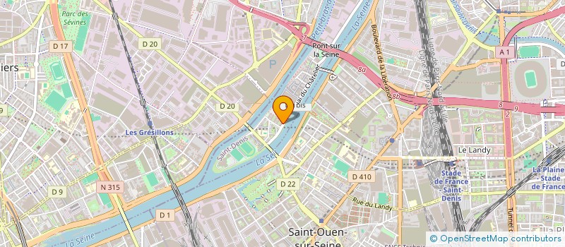 localisation de l'entreprise MONSIEUR WILSON TEROSIER  L'ILE-SAINT-DENIS