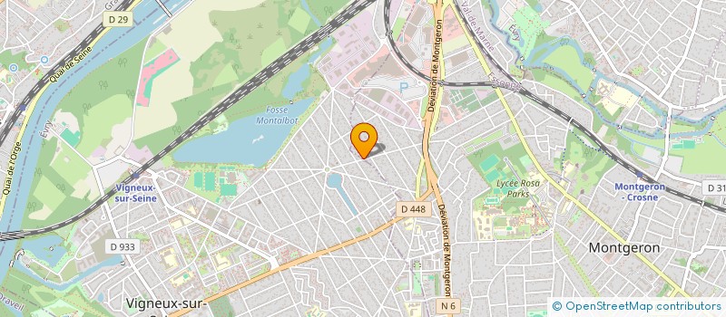 localisation de l'entreprise MONSIEUR WILSON TOURAINNE  MONTGERON