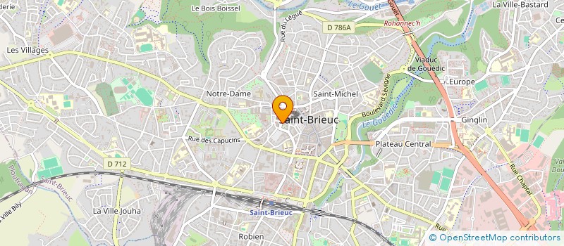 localisation de l'entreprise MONSIEUR WILSON TREFINE à SAINT-BRIEUC