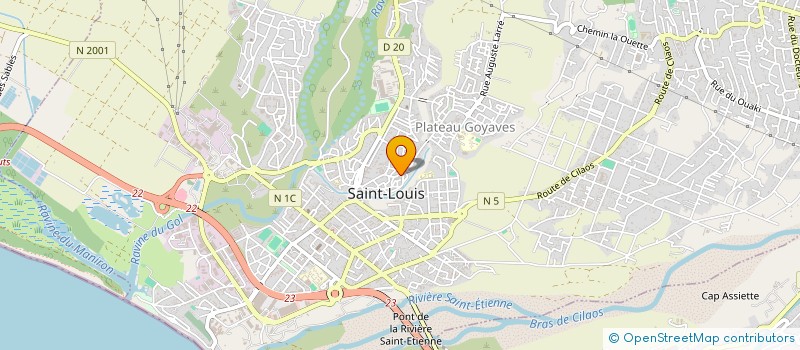 localisation de l'entreprise MONSIEUR WILSON VIDOT à SAINT-LOUIS