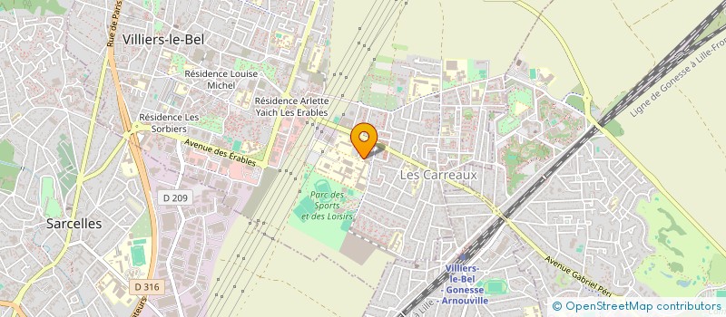 localisation de l'entreprise MONSIEUR WILTHO MATHURIN  VILLIERS-LE-BEL