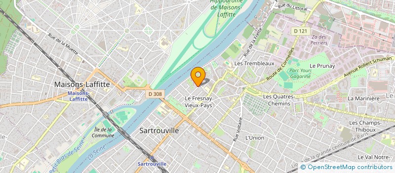 localisation de l'entreprise MONSIEUR WILTON DE FREITAS GONCALVES  SARTROUVILLE