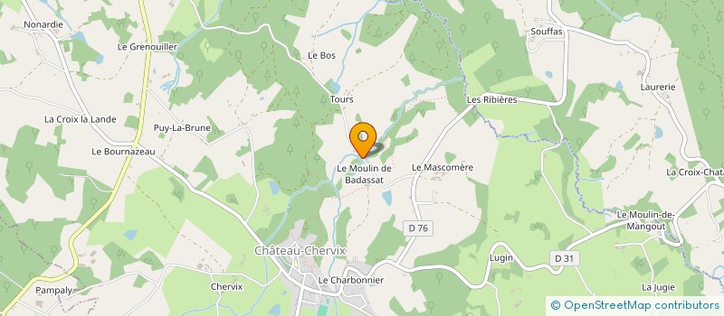 localisation de l'entreprise MONSIEUR WIM VAN DER WELL à CHATEAU-CHERVIX