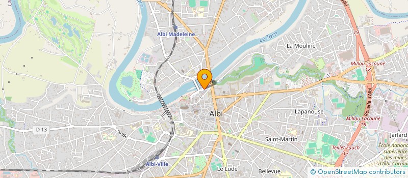 localisation de l'entreprise MONSIEUR WIM VANDEPITTE à ALBI