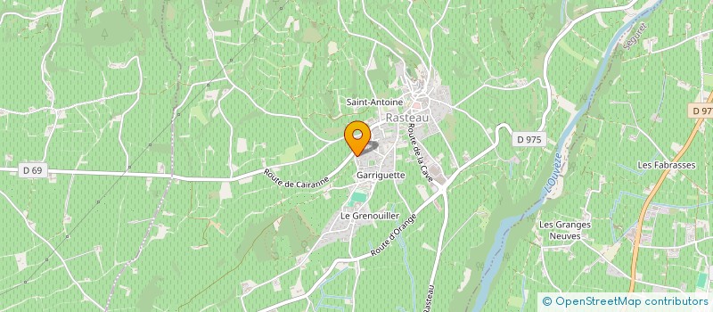 localisation de l'entreprise MONSIEUR WIM VERMEULEN  RASTEAU