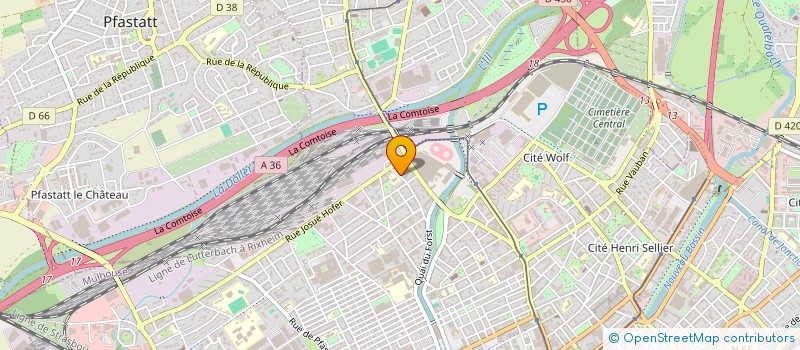 localisation de l'entreprise MONSIEUR WIMOL KIM  MULHOUSE