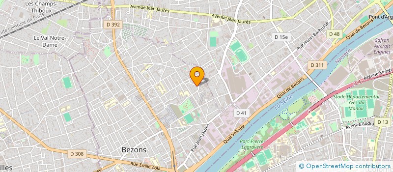 localisation de l'entreprise MONSIEUR WINDY REINHART  BEZONS