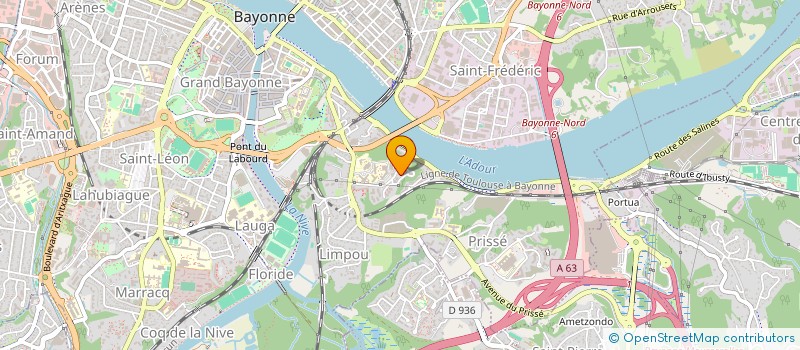 localisation de l'entreprise MONSIEUR WINKLER VIS à BAYONNE