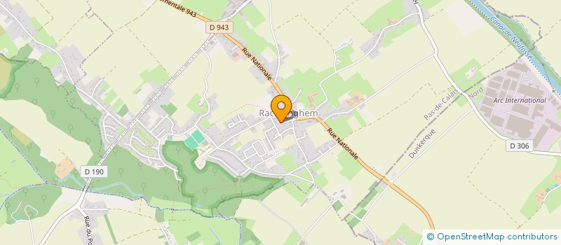 localisation de l'entreprise MONSIEUR WINNIE MARIE  RACQUINGHEM