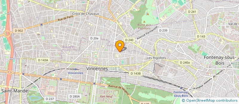 localisation de l'entreprise MONSIEUR WINRICH RUHLE à VINCENNES