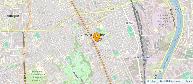 localisation de l'entreprise MONSIEUR WINSBERT PLOCUS à VITRY-SUR-SEINE