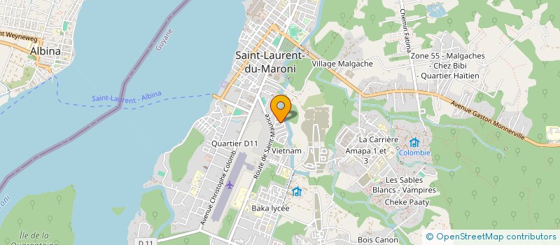 localisation de l'entreprise MONSIEUR WINSTON FORSTER à SAINT-LAURENT-DU-MARONI