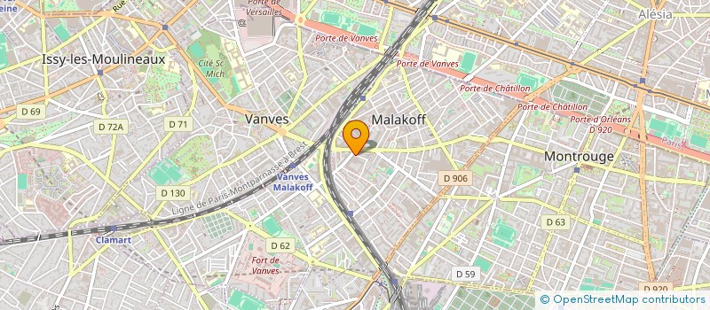 localisation de l'entreprise MONSIEUR WINTER ELISABETH  MALAKOFF