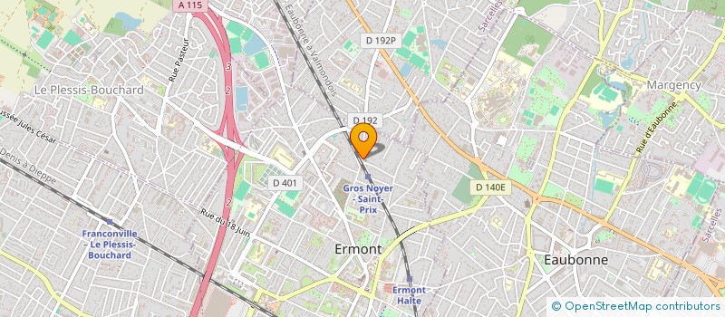 localisation de l'entreprise MONSIEUR WISBERT ARISTOVERNE  ERMONT